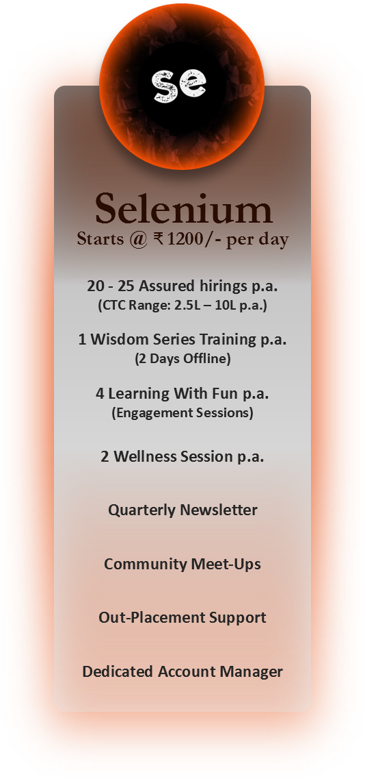 Cors Club Selenium